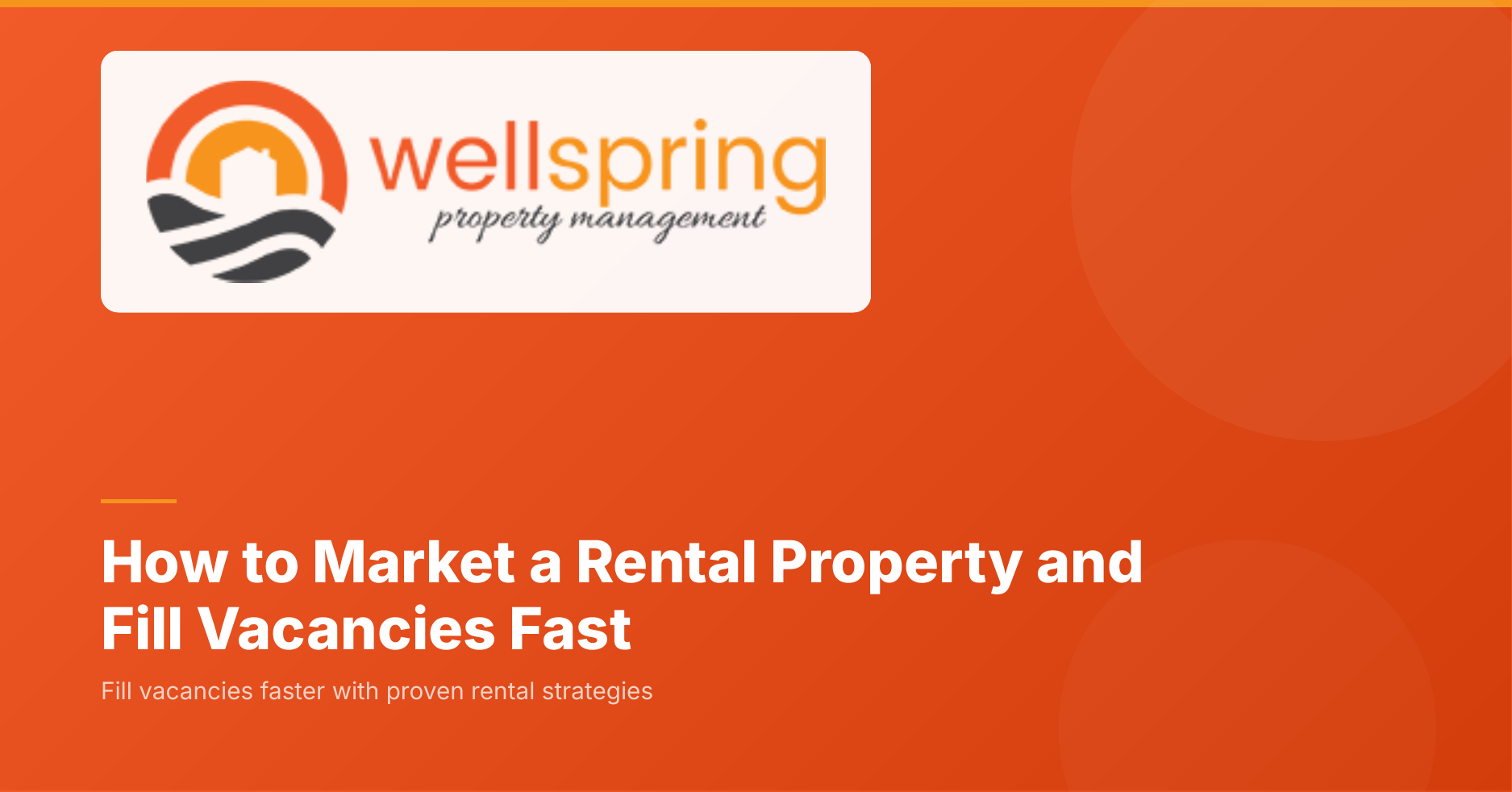 How to Market a Rental Property and Fill Vacancies Fast